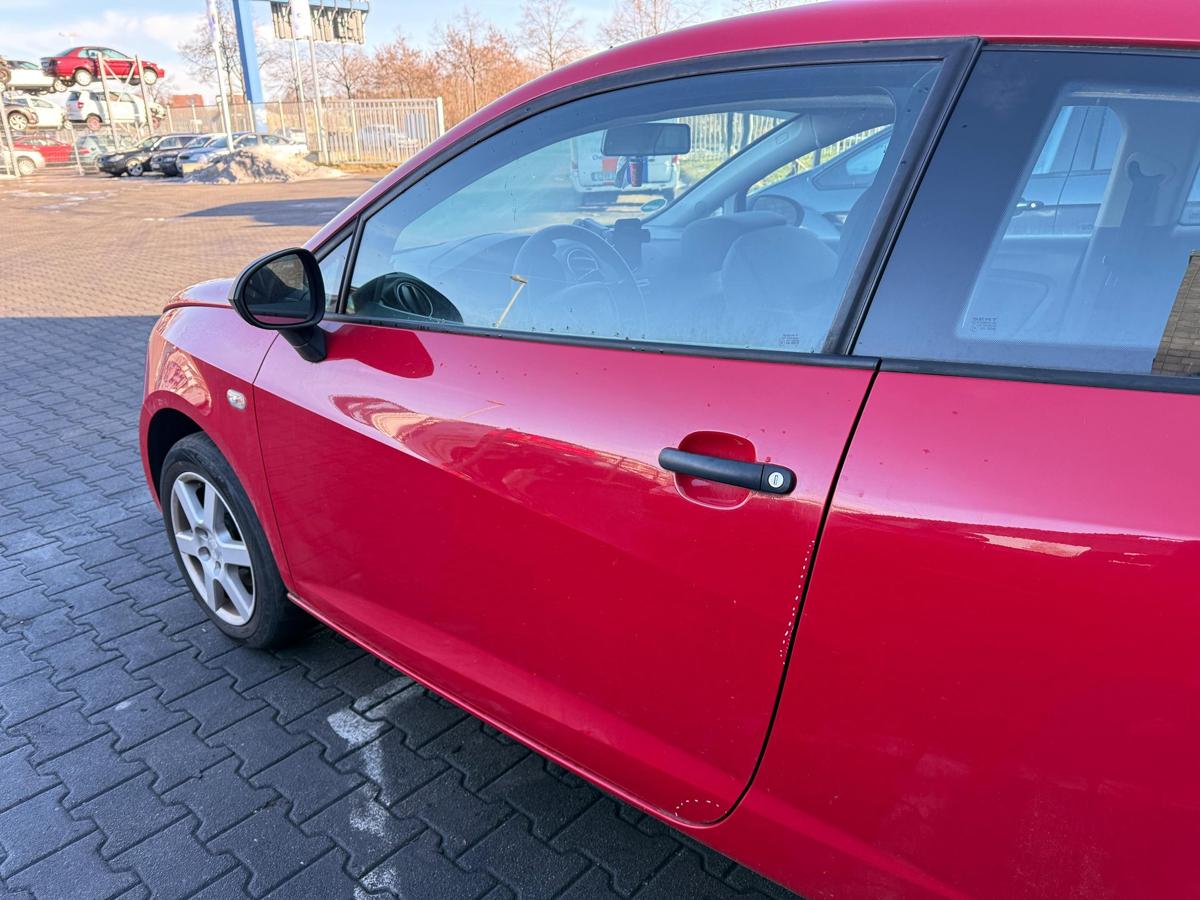 Seat Ibiza 6J original T&uuml;r links LS3H Emocion Rot Rohbau 3 T&uuml;rer BJ09